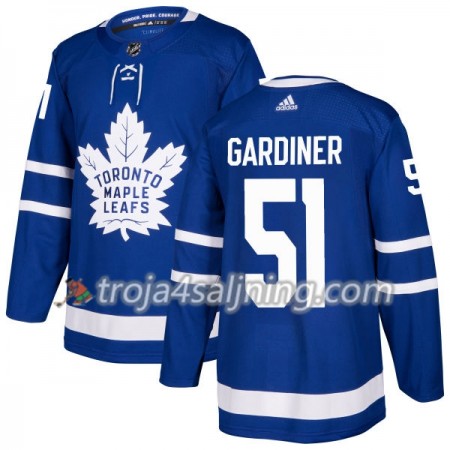 Toronto Maple Leafs tröja Jake Gardiner 51 Adidas 2017-2018 Blå Authentic - NHL Tröjor Herr